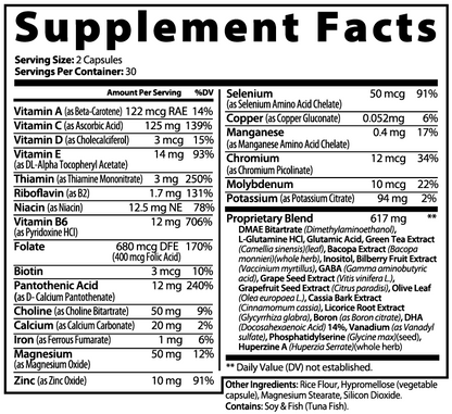 Brain & Focus Formula – Mental Clarity Support