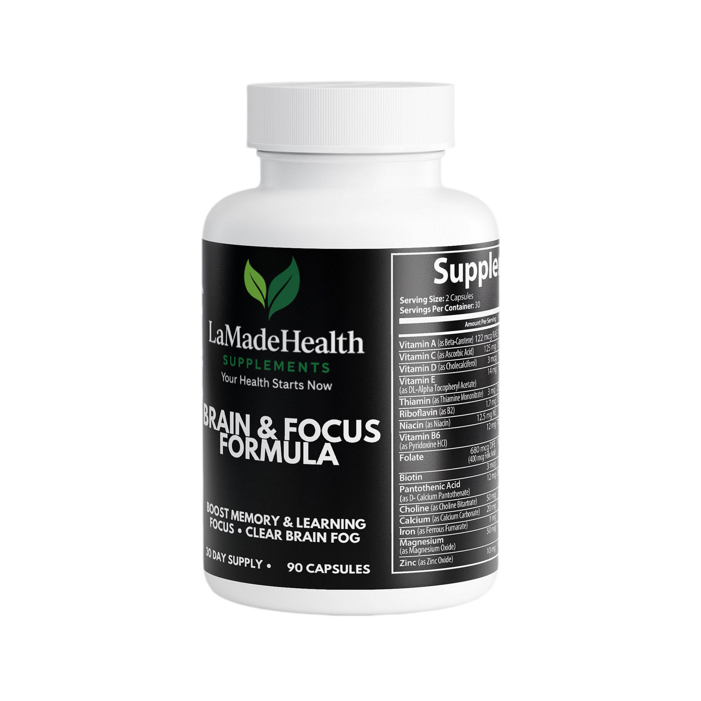 Brain & Focus Formula – Mental Clarity Support